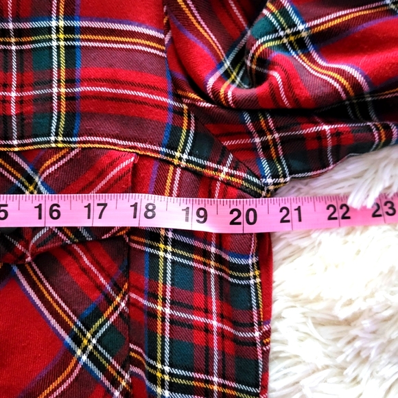 Sanctuary Red Plaid Boyfriend Shirt size XL - Picture 10 of 14